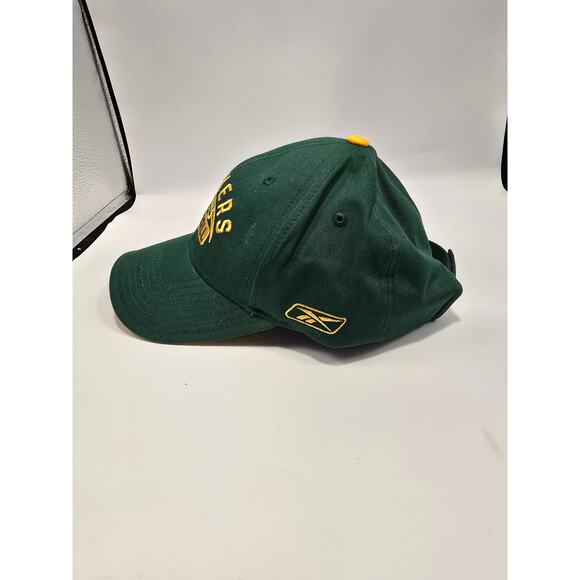 Green Bay Packers Football Strap Back Hat EUC - Picture 2 of 8